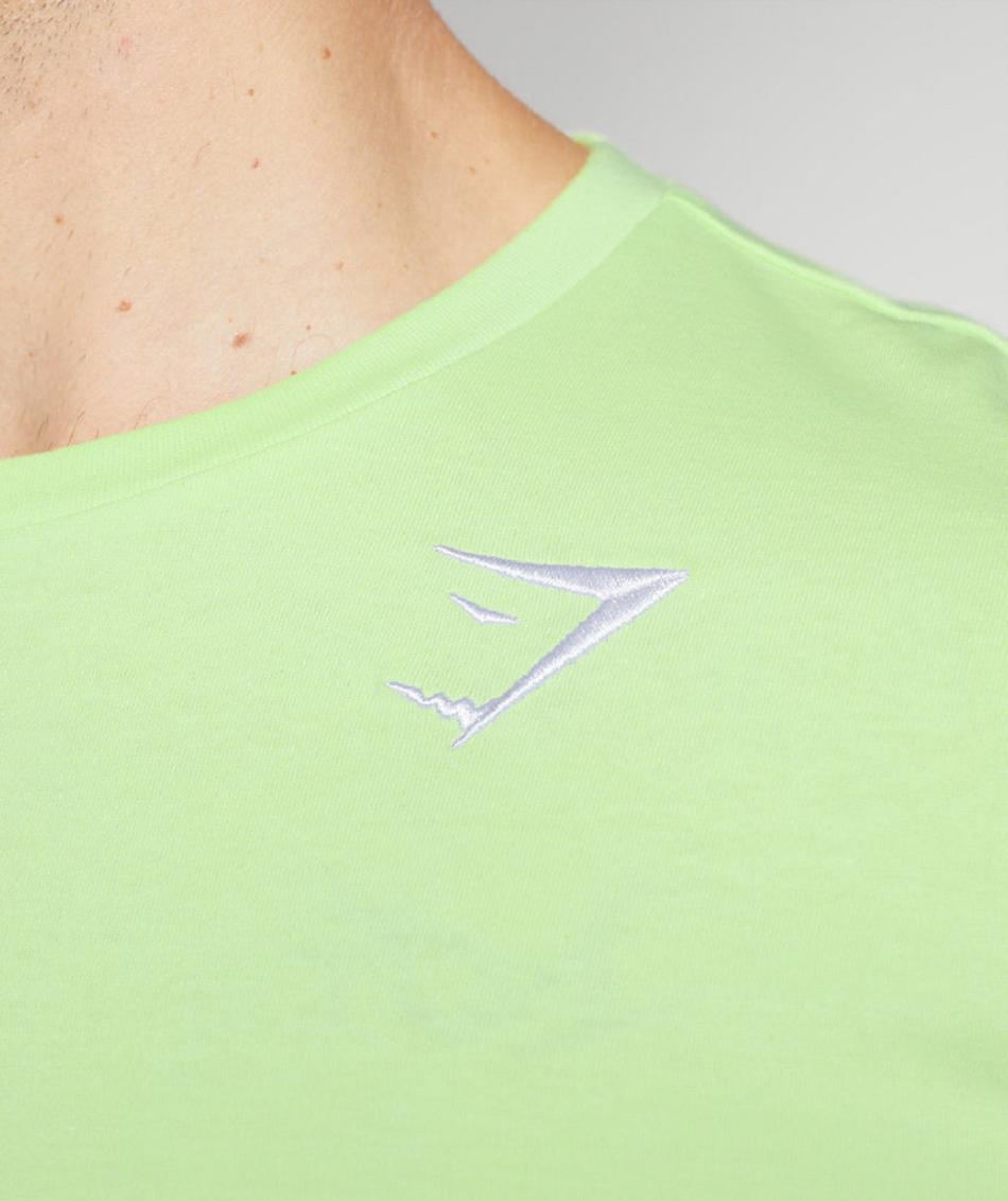 T Shirts Gymshark Crest Hombre Verde | CO 3258ILH